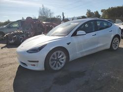 Salvage cars for sale at San Martin, CA auction: 2021 Tesla Model 3