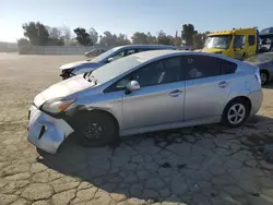 Salvage cars for sale from Copart Martinez, CA: 2013 Toyota Prius