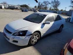 Honda salvage cars for sale: 2006 Honda Accord LX