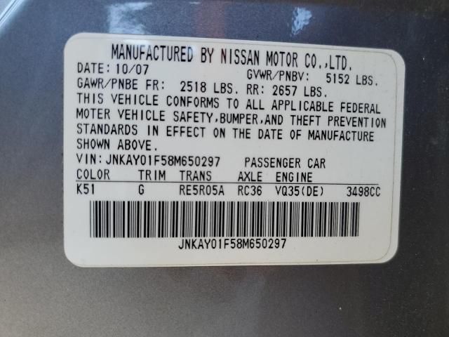 2008 Infiniti M35 Base