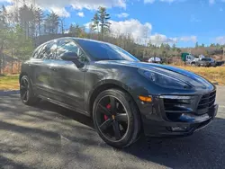 Salvage cars for sale at North Billerica, MA auction: 2017 Porsche Macan GTS