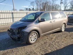 Toyota salvage cars for sale: 2013 Toyota Sienna XLE