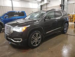 Carros salvage a la venta en subasta: 2018 GMC Acadia Denali