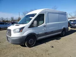 Salvage trucks for sale at Windsor, NJ auction: 2015 Ford Transit T-250