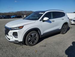 Salvage cars for sale at Assonet, MA auction: 2020 Hyundai Santa FE Limited