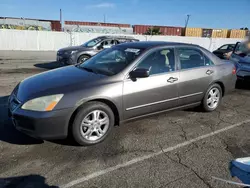 Salvage cars for sale at Van Nuys, CA auction: 2007 Honda Accord EX