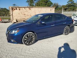 Salvage cars for sale at Fort Pierce, FL auction: 2017 Nissan Sentra SR Turbo