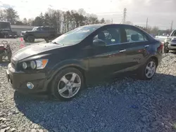 Chevrolet Sonic ltz salvage cars for sale: 2015 Chevrolet Sonic LTZ