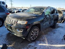 Salvage cars for sale at Elgin, IL auction: 2017 Jeep Grand Cherokee Overland