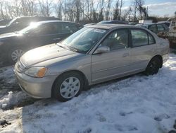 Carros salvage para piezas a la venta en subasta: 2002 Honda Civic EX