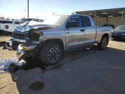 Toyota Tundra Double cab sr salvage cars for sale: 2015 Toyota Tundra Double Cab SR