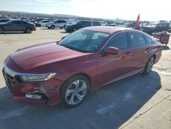 Salvage cars for sale at Grand Prairie, TX auction: 2018 Honda Accord EXL