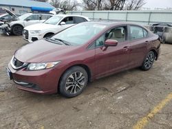 Honda salvage cars for sale: 2015 Honda Civic EX