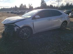 Salvage cars for sale at Graham, WA auction: 2016 Toyota Corolla L