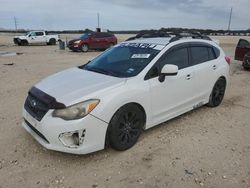 Salvage cars for sale at New Braunfels, TX auction: 2013 Subaru Impreza Sport Premium