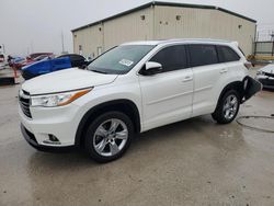 Salvage cars for sale at Haslet, TX auction: 2015 Toyota Highlander Limited