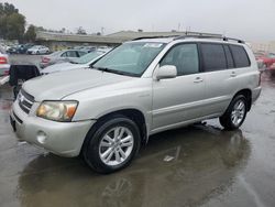 Salvage cars for sale at Martinez, CA auction: 2006 Toyota Highlander Hybrid