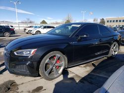 Salvage cars for sale at Littleton, CO auction: 2019 Audi S5 Premium Plus