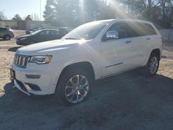 Jeep salvage cars for sale: 2019 Jeep Grand Cherokee Summit