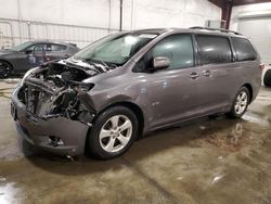 Salvage cars for sale at Avon, MN auction: 2015 Toyota Sienna LE