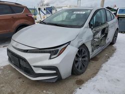 Salvage cars for sale from Copart Pekin, IL: 2023 Toyota Corolla SE