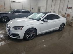 Salvage cars for sale at Madisonville, TN auction: 2018 Audi S5 Premium Plus