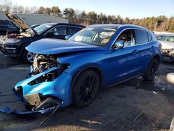 Salvage cars for sale at Exeter, RI auction: 2019 Alfa Romeo Stelvio TI