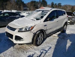 Salvage cars for sale at Mendon, MA auction: 2016 Ford Escape Titanium