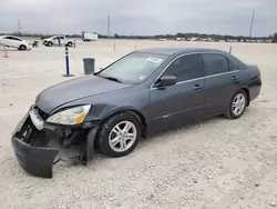 Salvage cars for sale from Copart New Braunfels, TX: 2007 Honda Accord EX