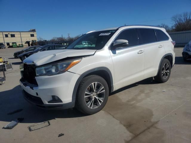 2016 Toyota Highlander XLE