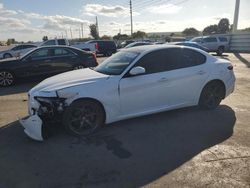 Salvage Cars with No Bids Yet For Sale at auction: 2018 Alfa Romeo Giulia TI