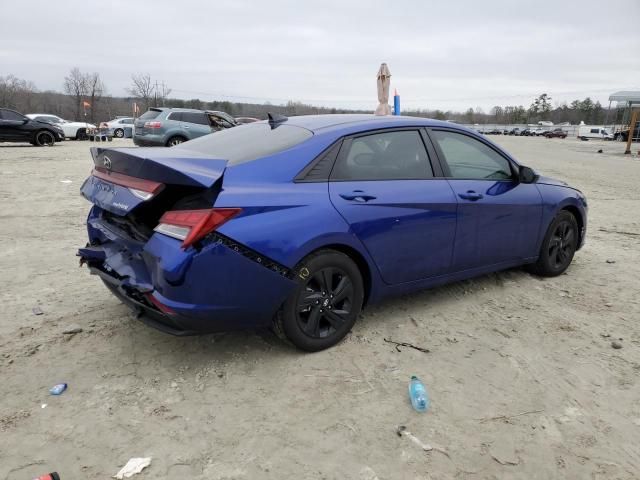 2022 Hyundai Elantra Blue