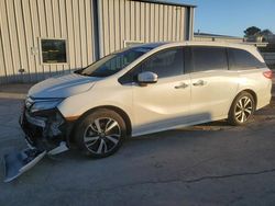 Salvage cars for sale at Tulsa, OK auction: 2018 Honda Odyssey Elite