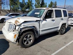 Salvage cars for sale from Copart Rancho Cucamonga, CA: 2008 Jeep Liberty Sport