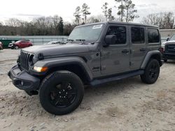 Salvage cars for sale at Augusta, GA auction: 2021 Jeep Wrangler Unlimited Sahara