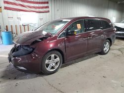 Salvage cars for sale at Franklin, WI auction: 2012 Honda Odyssey Touring