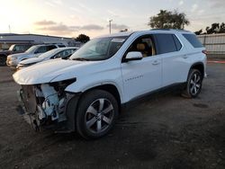 Salvage cars for sale at San Diego, CA auction: 2018 Chevrolet Traverse LT