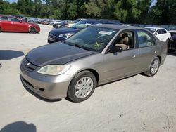 Salvage cars for sale at Riverview, FL auction: 2004 Honda Civic LX