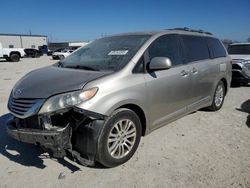 Salvage cars for sale at Haslet, TX auction: 2015 Toyota Sienna XLE