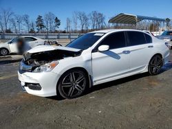 Salvage cars for sale at Spartanburg, SC auction: 2017 Honda Accord Sport Special Edition