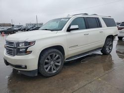 Salvage cars for sale at Grand Prairie, TX auction: 2015 Chevrolet Suburban C1500 LTZ