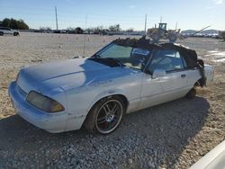 Salvage Cars with No Bids Yet For Sale at auction: 1993 Ford Mustang LX