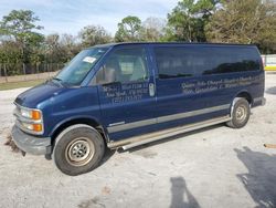 Salvage trucks for sale at Fort Pierce, FL auction: 2001 Chevrolet Express G3500