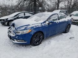 Salvage cars for sale at Cicero, IN auction: 2018 Ford Fusion SE