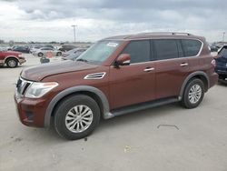 Salvage cars for sale at Wilmer, TX auction: 2018 Nissan Armada SV