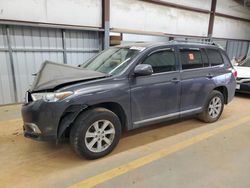 Salvage cars for sale at Mocksville, NC auction: 2013 Toyota Highlander Base