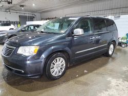 Salvage cars for sale at Candia, NH auction: 2014 Chrysler Town & Country Limited