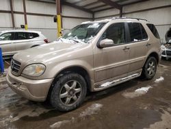 Salvage cars for sale at Pennsburg, PA auction: 2004 Mercedes-Benz ML 500