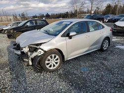 Toyota salvage cars for sale: 2021 Toyota Corolla LE