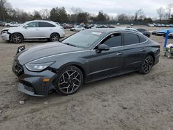 Salvage cars for sale at Madisonville, TN auction: 2022 Hyundai Sonata N Line